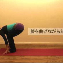 ヨガポーズ – 太陽礼拝（簡単ver）